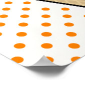 Orange Ice Creme Cone Poster (Ecke)
