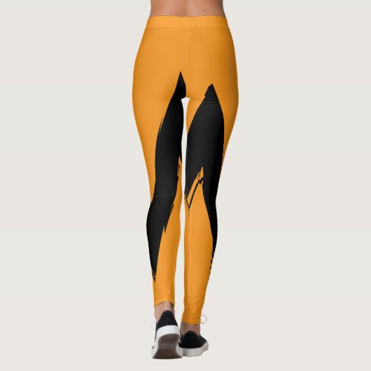 Orange-II-Leggings Leggings (Rückseite)