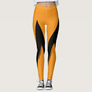 Orange-II-Leggings Leggings