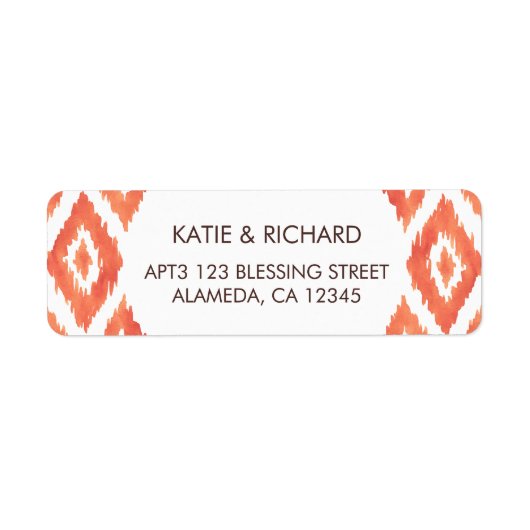 Orange Ikat (Vorne)