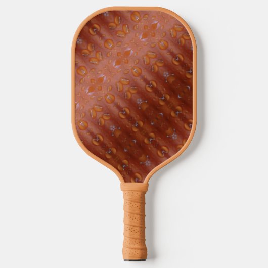 Orange Ikat 5 Pickleball Schläger (Vorderseite)