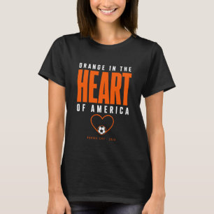 Orange im Herzen von Amerika Kansas City T-Shirt