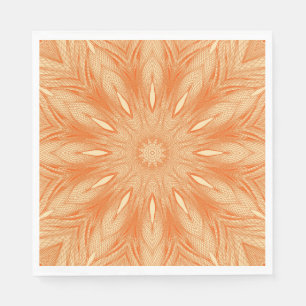 Orange Imitate Tulle Design Serviette