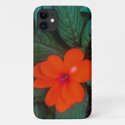 Orange Impatiens Blume Case-Mate iPhone Hülle (Rückseite)