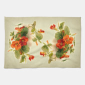 Orange indische Kresse Handtuch (Horizontal)