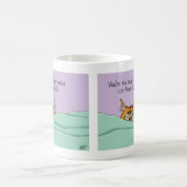 Orange Ingwer Lila Süße Katzenmutter Muttertag Kaffeetasse (Mittel)