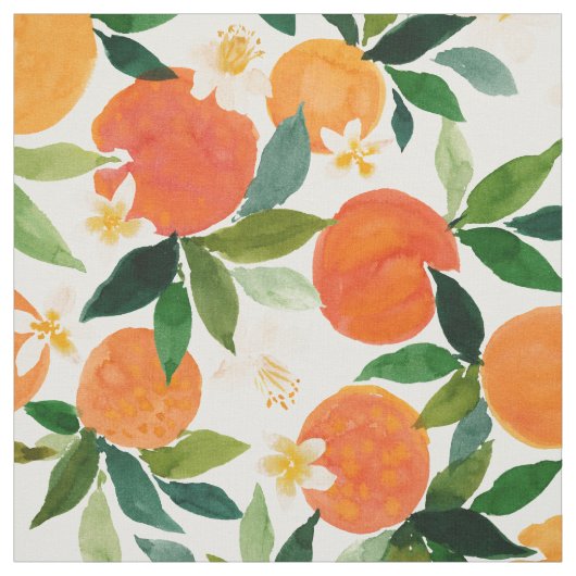 ORANGE INTOXICATION Citrus Muster Stoff (Muster)