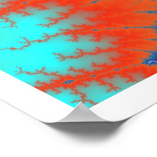 Orange Inversion Poster (Ecke)