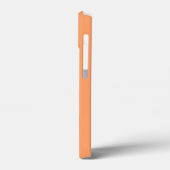 Orange iPhone Case/ Anpassbar Case-Mate iPhone Hülle (Rückseite / Links)