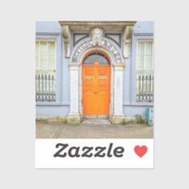 Orange Ireland Door Sticker