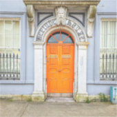 Orange Ireland Door Sticker (Vorderseite)