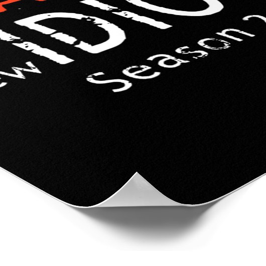 Orange Is The New Idiot Funny Quote Poster (Ecke)