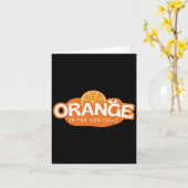 Orange Is The New Idiot Lemon Bleached Funny Sayin Karte (Gelbe Blume)