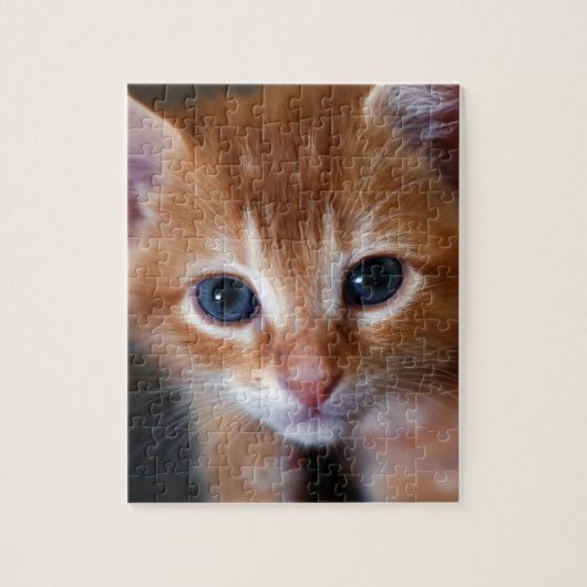 Orange ist die neue Katze Puzzle (Vertikal)