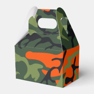 Orange Jäger-Tarnung Geschenkschachtel