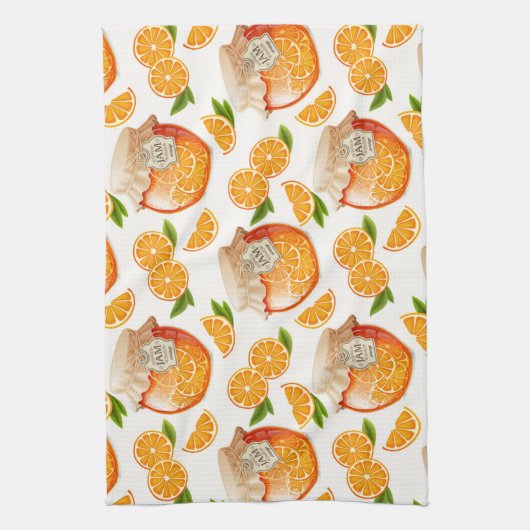 Orange Jam Geschirrtuch (Vertikal)