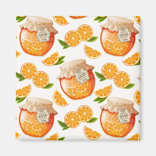 Orange Jam Magnet (Vorne)