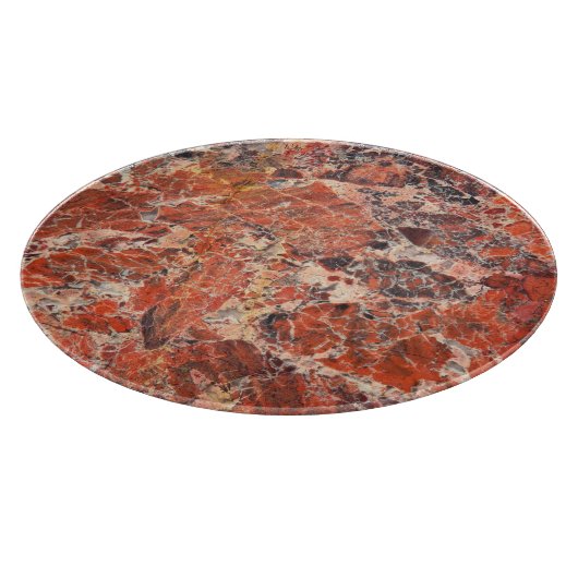 Orange Jasper Stone Pattern Schneidebrett (Ecke)