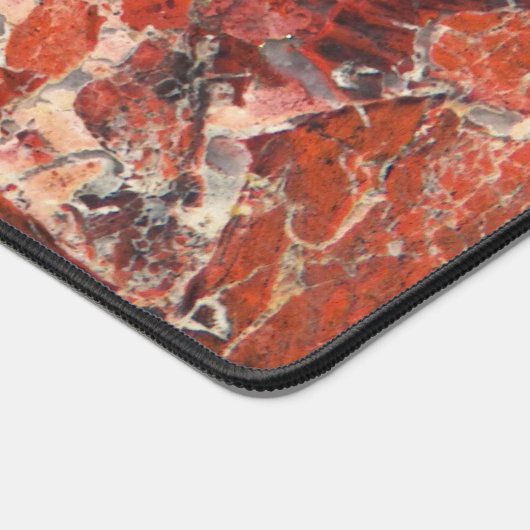 Orange Jasper Stone Pattern Schreibtischunterlage (Ecke)