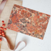 Orange Jasper Stone Pattern Seidenpapier