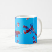 ORANGE JELLY FISH KAFFEETASSE (VorderseiteRechts)