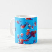 ORANGE JELLY FISH KAFFEETASSE (Vorderseite Links)