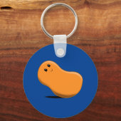 Orange Jellybohne Schlüsselanhänger (Vorderseite)