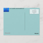 Orange Jellyfish Postkarte (Rückseite)