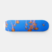 Orange Jellyfish Skateboard (Horizontal)