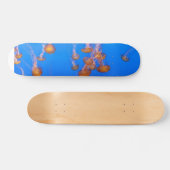 Orange Jellyfish Skateboard (Horizontal)