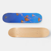 Orange Jellyfish Skateboard (Horizontal)