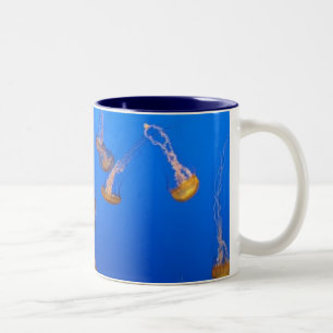 Orange Jellyfish Tasse