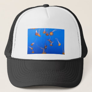 Orange Jellyfish Truckerkappe
