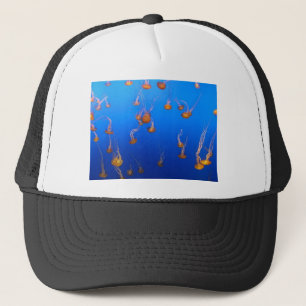 Orange Jellyfish Truckerkappe