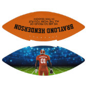 Orange Jersey Personalisiert Player Football (Paneele)