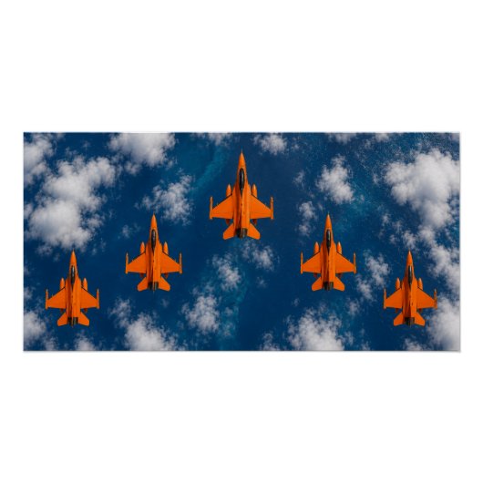Orange Jets Poster (Vorderseite)