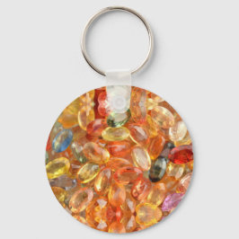 Orange Jewel Key Chain Schlüsselanhänger