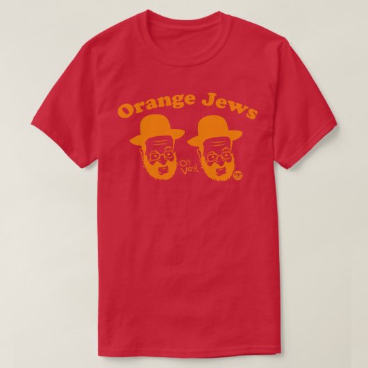 ORANGE JEWS T-Shirt (Design vorne)