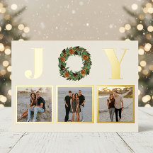 Orange Joy Pine Wreath Multi Foto Gold