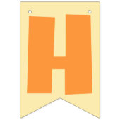 Orange Juice Box Happy Birthday Wimpelkette (Zweite Fahne)