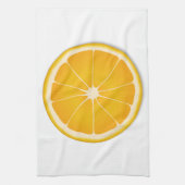 Orange Juice Citrus Splash Handtuch (Vertikal)