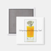 Orange Juice Ho'oponopono Reinigungsmittel Magnet (Vorderseite/Rückseite)