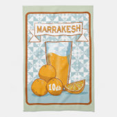 Orange Juice Marrakesch Marokko Geschirrtuch (Vertikal)