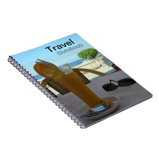 Orange Juice Travel Reiseziel Notebook Notizblock (Rechte Seite)