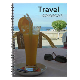 Orange Juice Travel Reiseziel Notebook Notizblock