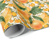 Orange Juicy Fun Ahead: Obstgefühlt Geschenkpapier (Rolleneckpunkt)