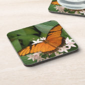 Orange Julia Butterfly Cork Untersetzer (Linke Seite)