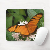 Orange Julia Butterfly Mousepad (Mit Mouse)