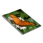 Orange Julia Butterfly-Notebook Notizblock (Rechte Seite)