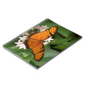 Orange Julia Butterfly-Notebook Notizblock (Linke Seite)